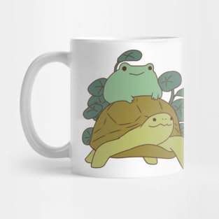 Cute turtle  and Frog Mug